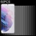 For Samsung Galaxy S21+ 5G 50pcs 0.26mm 9H 2.5D Tempered Glass Film, Fingerprint Unlocking Is Not Su