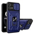 For Motorola Edge 20 Lite Sliding Camshield Card Phone Case(Blue)