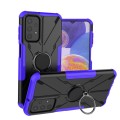 For Samsung Galaxy A23 Armor Bear Shockproof PC + TPU Phone Case(Purple)