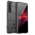 For Sony Xperia 1 IV Full Coverage Shockproof TPU Phone Case(Black)