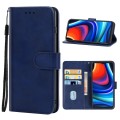 Leather Phone Case For Itel Vision 2S(Blue)