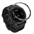 Smartwatch Dial Bezel Ring Cover For Garmin Fenix 7(Black Ring White Characters)