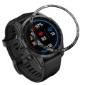 Smartwatch Dial Bezel Ring Cover For Garmin Fenix 7S(Black Ring White Characters)