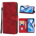 Leather Phone Case For OnePlus Ace(Red)
