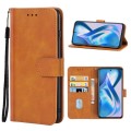 Leather Phone Case For OnePlus Ace(Brown)