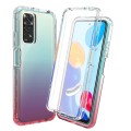 For Xiaomi Redmi Note 11 Pro Global Full Body Shockproof Clear Gradient Phone Case(Red)