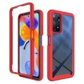 For Xiaomi Redmi Note 11 Pro Global Starry Sky Solid Color Series PC + TPU Phone Case(Red)