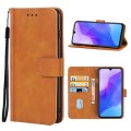 For Huawei Enjoy 30 Plus Leather Phone Case(Brown)