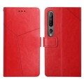 For Xiaomi Mi 10 / Mi 10 Pro Y Stitching Horizontal Flip Leather Phone Case(Red)
