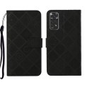 For Xiaomi Redmi Note 11 4G Global Ethnic Style Embossed Pattern Leather Phone Case(Black)