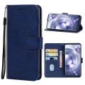 For vivo X80 Pro Leather Phone Case(Blue)