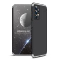 For Samsung Galaxy A23 GKK Three Stage Splicing Full Coverage PC Phone Case(Black Silver)