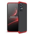 For Samsung Galaxy A23 GKK Three Stage Splicing Full Coverage PC Phone Case(Black Red)