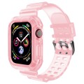Transparent Watch Band For Apple Watch Series 8&7 45mm / SE 2&6&SE&5&4 44mm / 3&2&1 42mm(Transparent