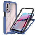 For Motorola Moto G Stylus 2022 5G Starry Sky Solid Color Series PC + TPU Phone Case with PET Film(B
