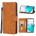 For vivo T1 Snapdragon 778G Leather Phone Case (Brown)