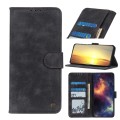 For Samsung Galaxy M33 5G Antelope Texture Magnetic Buckle Leather Phone Case(Black)