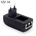 12V 1A Router AP Wireless POE / LAD Power Adapter(EU Plug)