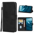 For Sharp Simple Sumaho 6/A201SH Leather Phone Case(Black)
