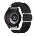 For Samsung Galaxy Watch4 40mm / 44mm Adjustable Woven Watch Band(Black)