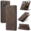 For Samsung Galaxy A23 CaseMe 013 Multifunctional Horizontal Flip Leather Phone Case(Coffee)