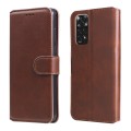 For Xiaomi Redmi Note 11 Global / Note 11S Classic Calf Texture Flip Leather Case(Brown)