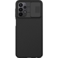 For Samsung Galaxy A23 4G NILLKIN Black Mirror Series Camshield PC Phone Case(Black)