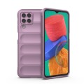 For Samsung Galaxy M33 5G Magic Shield TPU + Flannel Phone Case(Purple)