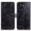 For OnePlus ACE/10R Retro Crazy Horse Texture Horizontal Flip Leather Phone Case(Black)