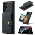 For Samsung Galaxy S22 Ultra JEEHOOD Retro Magnetic Detachable Phone Case(Black)