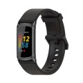 For Fitbit Charge 5 Mijobs Soft Silicone  Watch Band(Black)