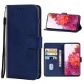 For Samsung Galaxy S20 FE 2022 Leather Phone Case(Blue)