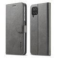 For Samsung Galaxy M53 5G LC.IMEEKE Calf Texture Leather Phone Case(Grey)