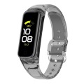 For Samsung Galaxy Fit 2 SM-R220 Discoloration in Light TPU Watch Band(Black)