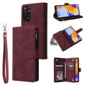 For Xiaomi Redmi Note 11 Pro International Multifunctional Frosted Zipper Wallet Leather Phone Case(