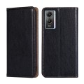 For vivo Y55s 5G Pure Color Magnetic Leather Phone Case(Black)