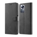 For Xiaomi 12 Lite LC.IMEEKE Calf Texture Leather Phone Case(Black)
