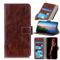 For Nokia C21 Retro Crazy Horse Texture Leather Phone Case(Brown)