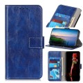 For Nokia C21 Retro Crazy Horse Texture Leather Phone Case(Blue)