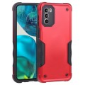 For Motorola Moto G52 Non-slip Armor Phone Case(Red)