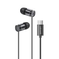 USAMS EP-46 Mini Type-C / USB-C Aluminum Alloy In-Ear Wired Earphone with Digital Chip, Length: 1.2m