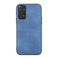 For Xiaomi Redmi Note 11 / Note 11S 4G Brugg Texture PU Shockproof Phone Case(Blue)