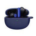 For Realme Buds Air 3 Silicone Earphone Protective Case with Hook(Dark Blue)