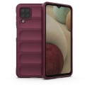 For Samsung Galaxy A12 4G/A12 5G Magic Shield TPU + Flannel Phone Case(Wine Red)