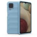 For Samsung Galaxy A12 4G/A12 5G Magic Shield TPU + Flannel Phone Case(Light Blue)