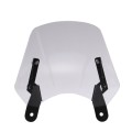 HP-DF016-B Motorcycle Front Windshield for Benelli Leoncino Trail 250(Transparent)