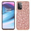 For OnePlus Nord CE 2 Lite 5G Glitter Powder Shockproof TPU Protective Phone Case(Rose Gold)