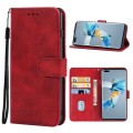For Huawei Mate 40 Pro Leather Phone Case(Red)