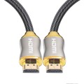 For HDMI 2.1 1m  HD 8K PS4 Cable 4K2K 144Hz Projector Notebook Set-Top Box Cable(Golden)