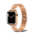 D-shaped Rhombus Metal Watch Band For Apple Watch Series 9&8&7 41mm / SE 3&SE 2&6&SE&5&4 40mm / 3&2&